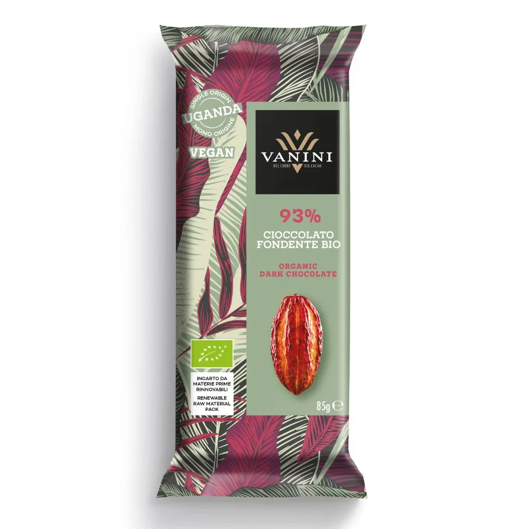 Vanini ekologisk mörk choklad Uganda 93%